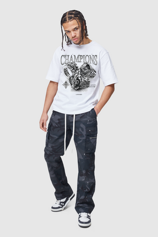 Champions Ring Tee - White