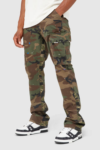 General Cargo Flare Pant - Camo