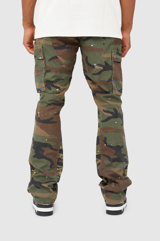 General Cargo Flare Pant - Camo