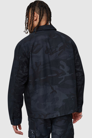 GENERAL OVERSHIRT - BLACK CAMO