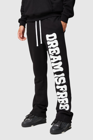 Dream Is Free Tracksuit - Black