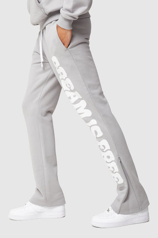 Dream Is Free Flared Jogger - Grey