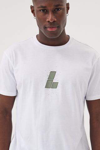 Vanquish Tee - White/Sage