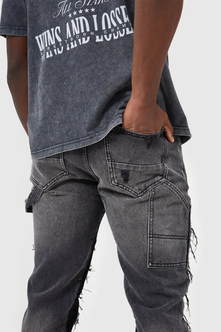 CARP FLARE JEAN - CHARCOAL